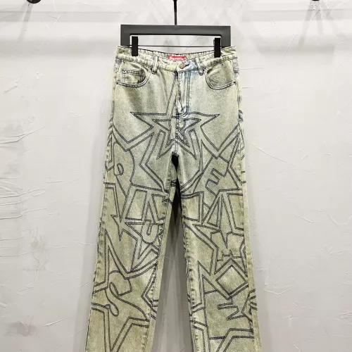 Wholesale Supreme Jeans For Men #1349293 $60.00 USD, Wholesale Quality Replica Supreme Jeans