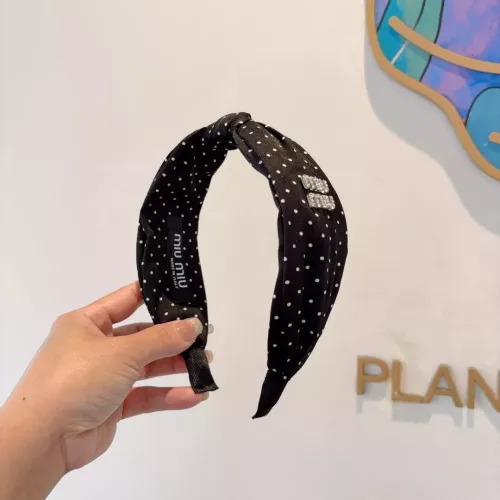 Replica MIU MIU Headband For Women #1349413 $27.00 USD for Wholesale