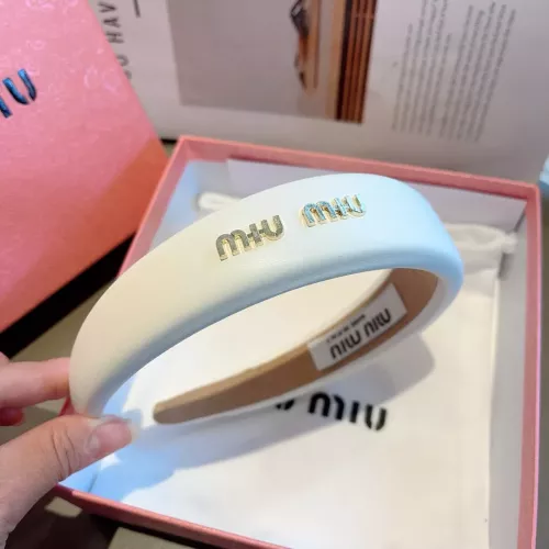 Replica MIU MIU Headband For Women #1349564 $27.00 USD for Wholesale