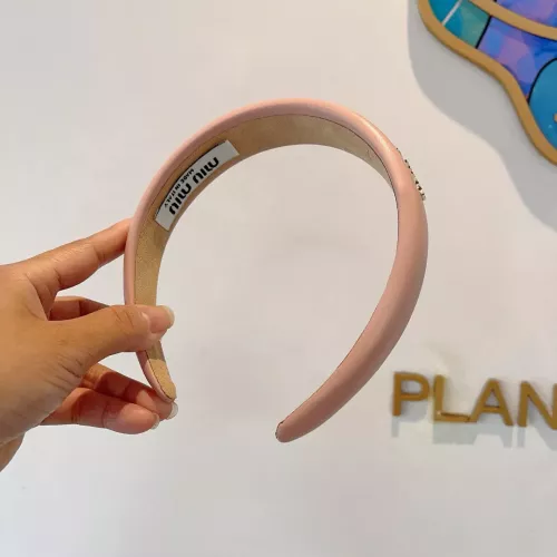 Replica MIU MIU Headband For Women #1349565 $27.00 USD for Wholesale
