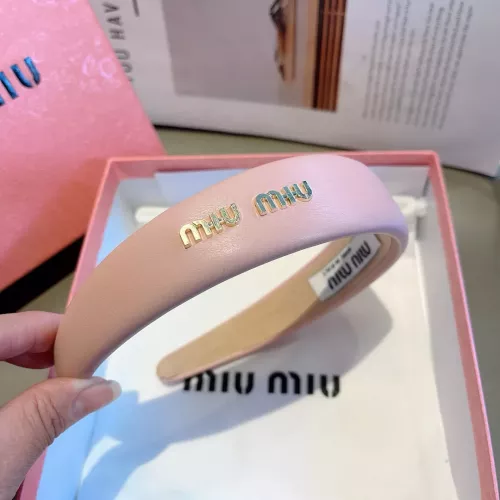 Replica MIU MIU Headband For Women #1349565 $27.00 USD for Wholesale