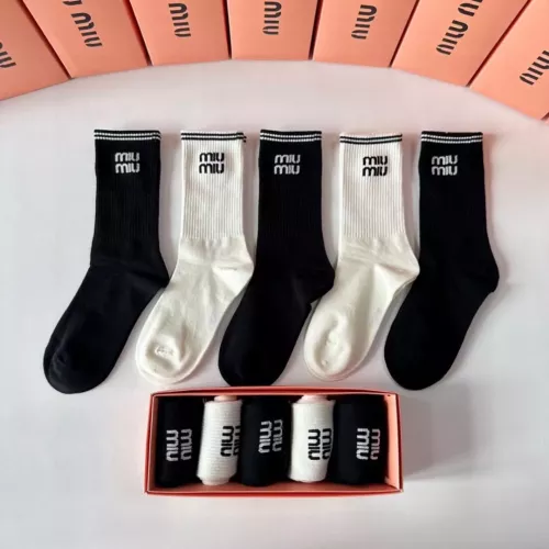 Wholesale MIU MIU Socks #1349594 $29.00 USD, Wholesale Quality Replica MIU MIU Socks
