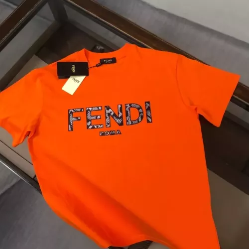 Wholesale Fendi T-Shirts Short Sleeved For Unisex #1349828 $42.00 USD, Wholesale Quality Replica Fendi T-Shirts
