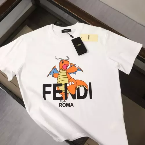 Wholesale Fendi T-Shirts Short Sleeved For Unisex #1349832 $42.00 USD, Wholesale Quality Replica Fendi T-Shirts