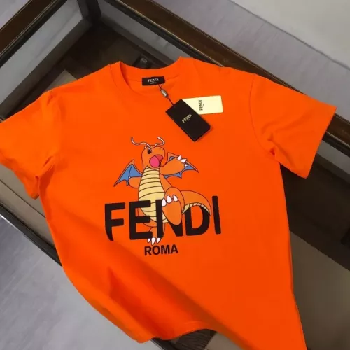 Wholesale Fendi T-Shirts Short Sleeved For Unisex #1349834 $42.00 USD, Wholesale Quality Replica Fendi T-Shirts