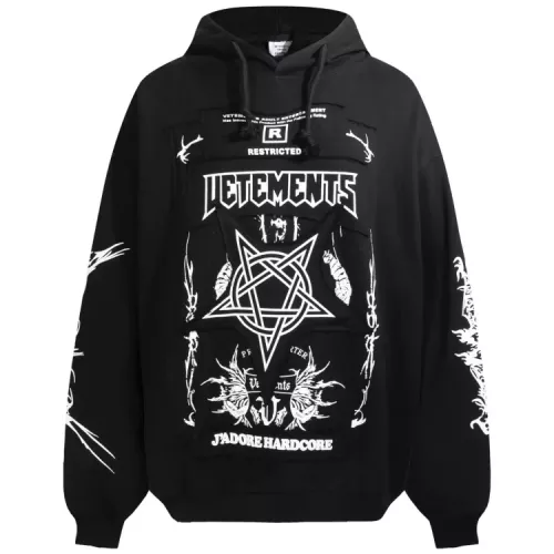 Wholesale VETEMENTS Hoodies Long Sleeved For Unisex #1350202 $80.00 USD, Wholesale Quality Replica VETEMENTS Hoodies