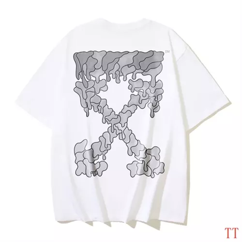 Wholesale Off-White T-Shirts Short Sleeved For Unisex #1350345 $29.00 USD, Wholesale Quality Replica Off-White T-Shirts