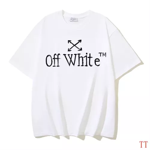 Wholesale Off-White T-Shirts Short Sleeved For Unisex #1350351 $32.00 USD, Wholesale Quality Replica Off-White T-Shirts