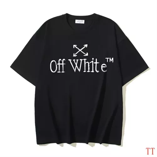 Wholesale Off-White T-Shirts Short Sleeved For Unisex #1350352 $32.00 USD, Wholesale Quality Replica Off-White T-Shirts