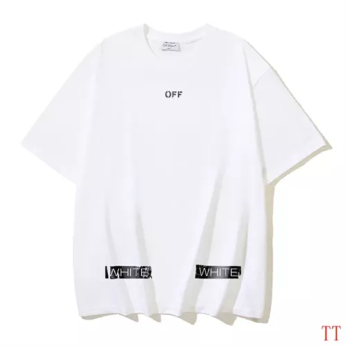 Wholesale Off-White T-Shirts Short Sleeved For Unisex #1350360 $29.00 USD, Wholesale Quality Replica Off-White T-Shirts