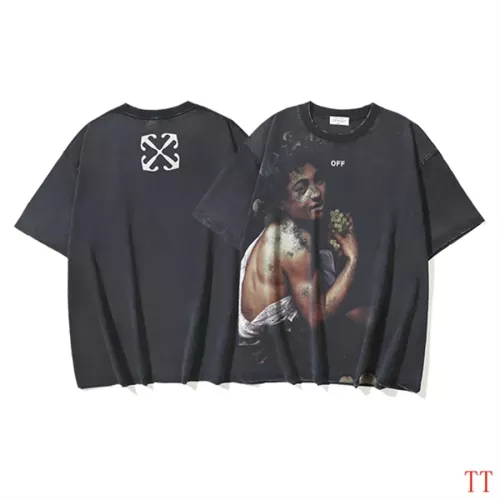 Wholesale Off-White T-Shirts Short Sleeved For Unisex #1350364 $38.00 USD, Wholesale Quality Replica Off-White T-Shirts
