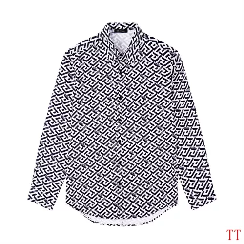 Wholesale Versace Shirts Long Sleeved For Men #1350369 $39.00 USD, Wholesale Quality Replica Versace Shirts