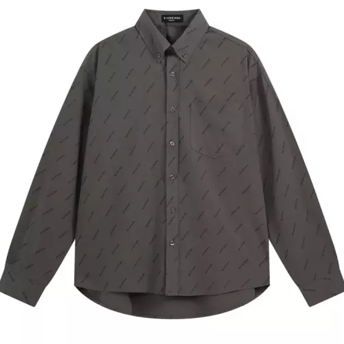Wholesale Balenciaga Shirts Long Sleeved For Unisex #1350384 $52.00 USD, Wholesale Quality Replica Balenciaga Shirts