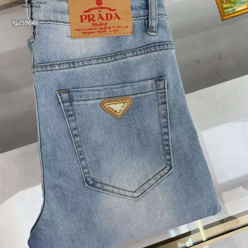 Wholesale Prada Jeans For Men #1350402 $48.00 USD, Wholesale Quality Replica Prada Jeans
