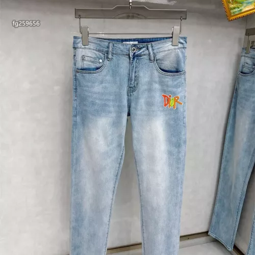 Replica Christian Dior Jeans For Men #1350410 $48.00 USD for Wholesale