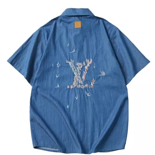 Replica Louis Vuitton LV Shirts Short Sleeved For Unisex #1350417 $56.00 USD for Wholesale