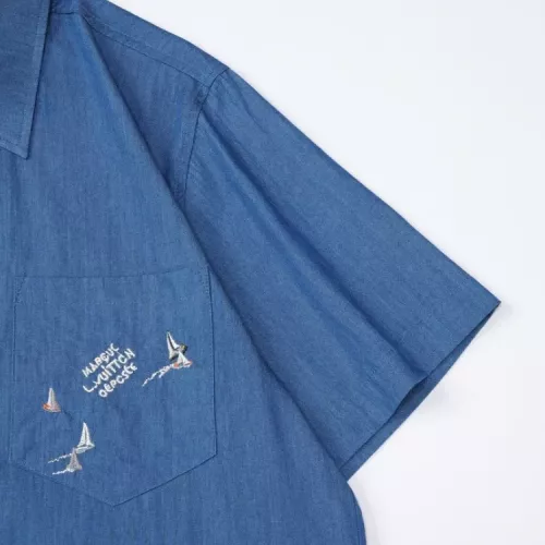 Replica Louis Vuitton LV Shirts Short Sleeved For Unisex #1350417 $56.00 USD for Wholesale