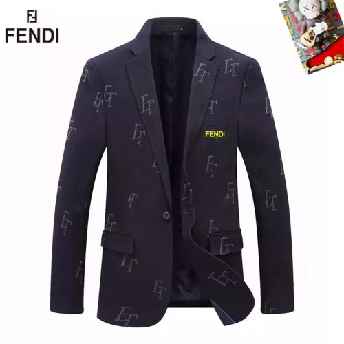Wholesale Fendi Jackets Long Sleeved For Men #1350437 $68.00 USD, Wholesale Quality Replica Fendi Jackets