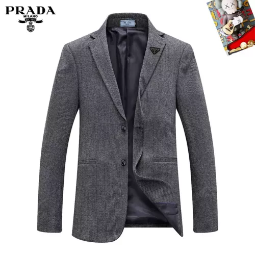 Wholesale Prada Jackets Long Sleeved For Men #1350443 $68.00 USD, Wholesale Quality Replica Prada Jackets