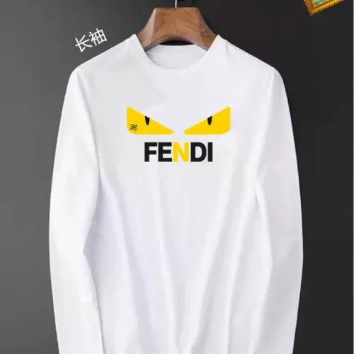 Wholesale Fendi T-Shirts Long Sleeved For Unisex #1350475 $34.00 USD, Wholesale Quality Replica Fendi T-Shirts