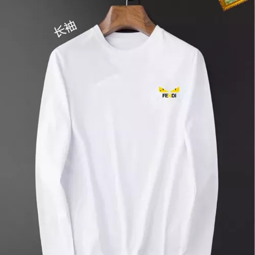 Wholesale Fendi T-Shirts Long Sleeved For Unisex #1350477 $34.00 USD, Wholesale Quality Replica Fendi T-Shirts