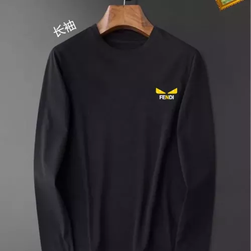 Wholesale Fendi T-Shirts Long Sleeved For Unisex #1350478 $34.00 USD, Wholesale Quality Replica Fendi T-Shirts