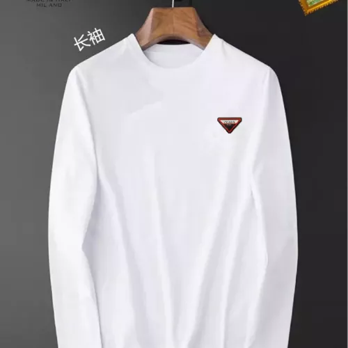 Wholesale Prada T-Shirts Long Sleeved For Unisex #1350487 $34.00 USD, Wholesale Quality Replica Prada T-Shirts