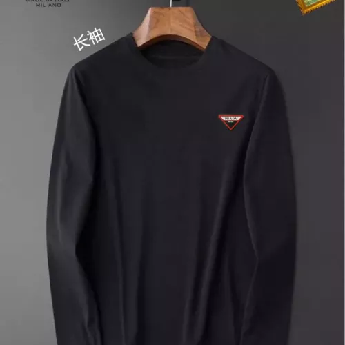 Wholesale Prada T-Shirts Long Sleeved For Unisex #1350488 $34.00 USD, Wholesale Quality Replica Prada T-Shirts