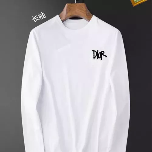 Wholesale Christian Dior T-Shirts Long Sleeved For Unisex #1350495 $34.00 USD, Wholesale Quality Replica Christian Dior T-Shirts