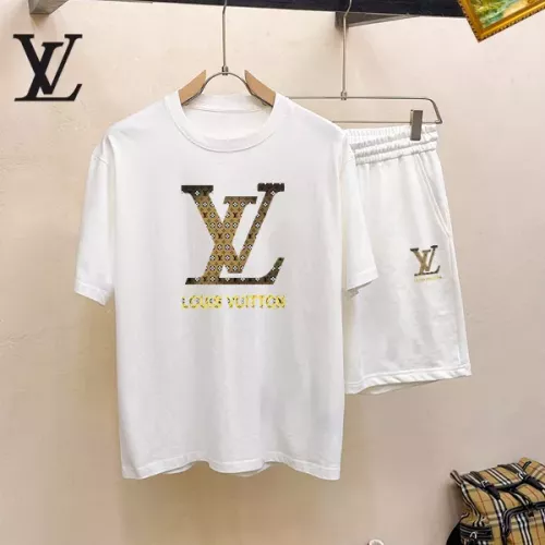 Wholesale Louis Vuitton LV Tracksuits Short Sleeved For Men #1350497 $48.00 USD, Wholesale Quality Replica Louis Vuitton LV Tracksuits
