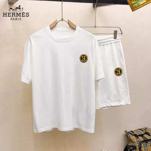 Wholesale Hermes Tracksuits Short Sleeved For Men #1350499 $48.00 USD, Wholesale Quality Replica Hermes Tracksuits