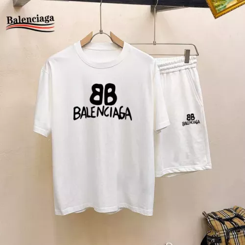 Wholesale Balenciaga Fashion Tracksuits Short Sleeved For Men #1350511 $48.00 USD, Wholesale Quality Replica Balenciaga Fashion Tracksuits