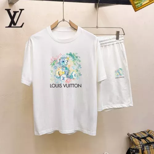 Wholesale Louis Vuitton LV Tracksuits Short Sleeved For Men #1350523 $48.00 USD, Wholesale Quality Replica Louis Vuitton LV Tracksuits