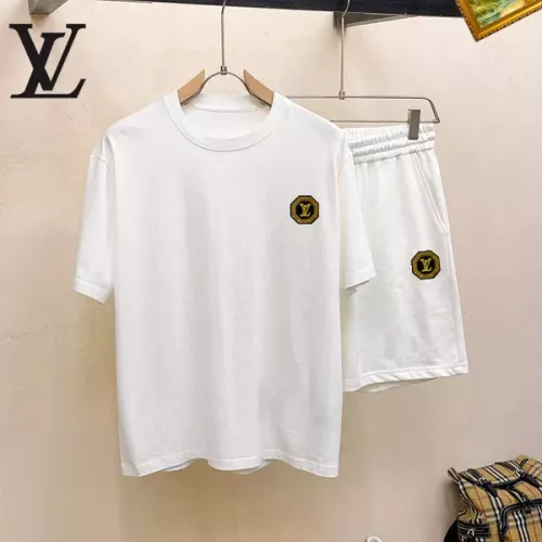 Wholesale Louis Vuitton LV Tracksuits Short Sleeved For Men #1350541 $48.00 USD, Wholesale Quality Replica Louis Vuitton LV Tracksuits