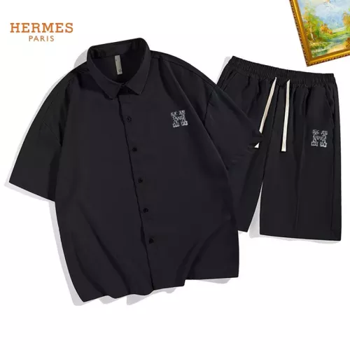 Wholesale Hermes Tracksuits Short Sleeved For Men #1350559 $48.00 USD, Wholesale Quality Replica Hermes Tracksuits