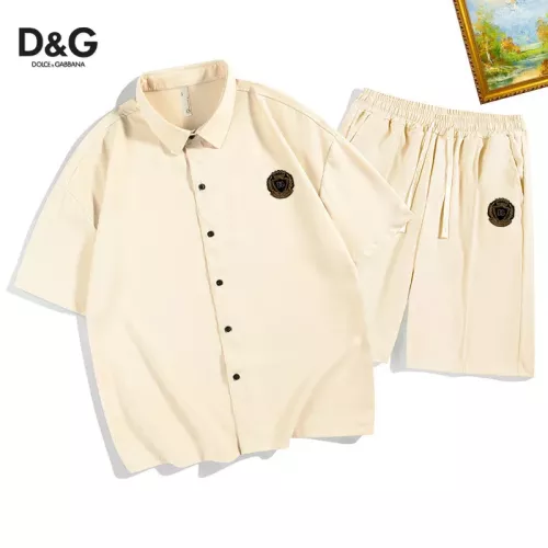 Wholesale Dolce &amp; Gabbana D&amp;G Tracksuits Short Sleeved For Men #1350563 $48.00 USD, Wholesale Quality Replica Dolce &amp; Gabbana D&amp;G Tracksuits
