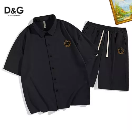 Wholesale Dolce &amp; Gabbana D&amp;G Tracksuits Short Sleeved For Men #1350565 $48.00 USD, Wholesale Quality Replica Dolce &amp; Gabbana D&amp;G Tracksuits