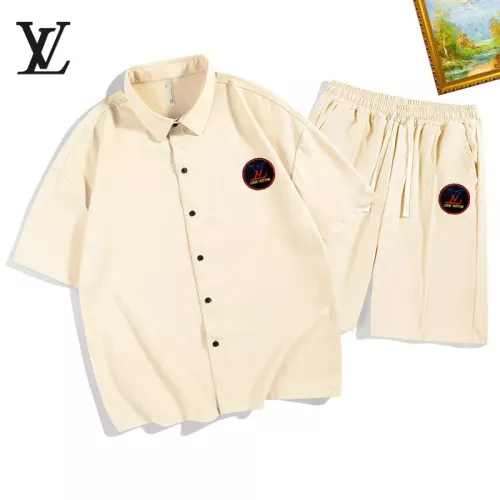 Wholesale Louis Vuitton LV Tracksuits Short Sleeved For Men #1350597 $48.00 USD, Wholesale Quality Replica Louis Vuitton LV Tracksuits
