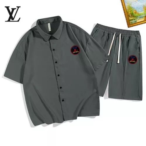 Wholesale Louis Vuitton LV Tracksuits Short Sleeved For Men #1350598 $48.00 USD, Wholesale Quality Replica Louis Vuitton LV Tracksuits