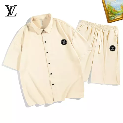 Wholesale Louis Vuitton LV Tracksuits Short Sleeved For Men #1350606 $48.00 USD, Wholesale Quality Replica Louis Vuitton LV Tracksuits