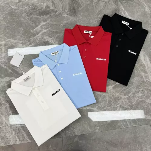 Replica MIU MIU T-Shirts Short Sleeved For Unisex #1350616 $98.00 USD for Wholesale