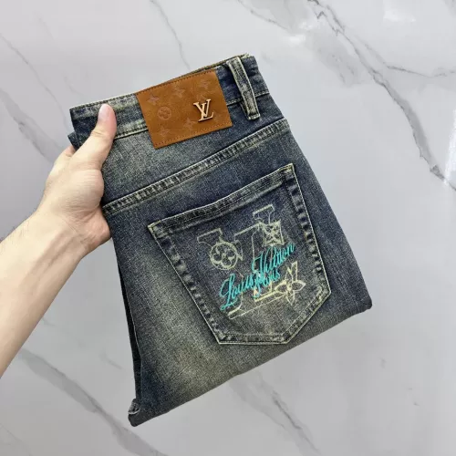 Wholesale Louis Vuitton LV Jeans For Men #1350632 $68.00 USD, Wholesale Quality Replica Louis Vuitton LV Jeans