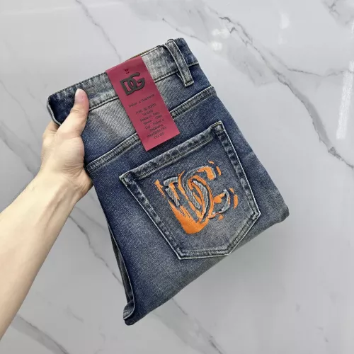 Wholesale Dolce &amp; Gabbana D&amp;G Jeans For Men #1350636 $68.00 USD, Wholesale Quality Replica Dolce &amp; Gabbana D&amp;G Jeans