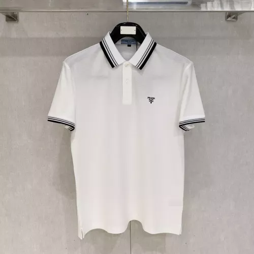 Wholesale Prada T-Shirts Short Sleeved For Men #1350676 $76.00 USD, Wholesale Quality Replica Prada T-Shirts