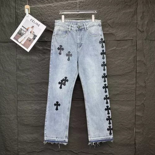 Wholesale Chrome Hearts Jeans For Unisex #1350677 $52.00 USD, Wholesale Quality Replica Chrome Hearts Jeans