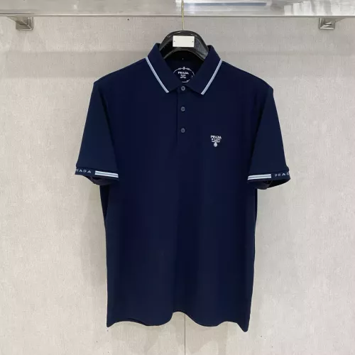 Wholesale Prada T-Shirts Short Sleeved For Men #1350682 $76.00 USD, Wholesale Quality Replica Prada T-Shirts