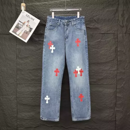Wholesale Chrome Hearts Jeans For Unisex #1350691 $56.00 USD, Wholesale Quality Replica Chrome Hearts Jeans