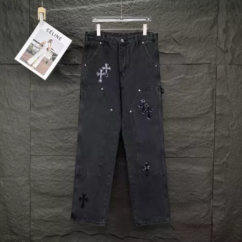 Wholesale Chrome Hearts Jeans For Unisex #1350702 $60.00 USD, Wholesale Quality Replica Chrome Hearts Jeans