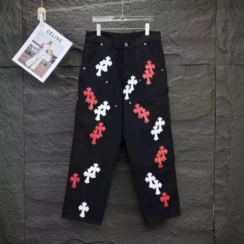 Wholesale Chrome Hearts Jeans For Unisex #1350704 $64.00 USD, Wholesale Quality Replica Chrome Hearts Jeans