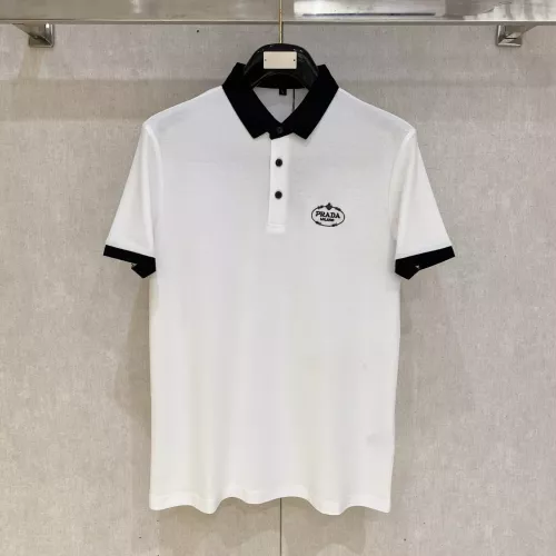 Wholesale Prada T-Shirts Short Sleeved For Men #1350705 $76.00 USD, Wholesale Quality Replica Prada T-Shirts